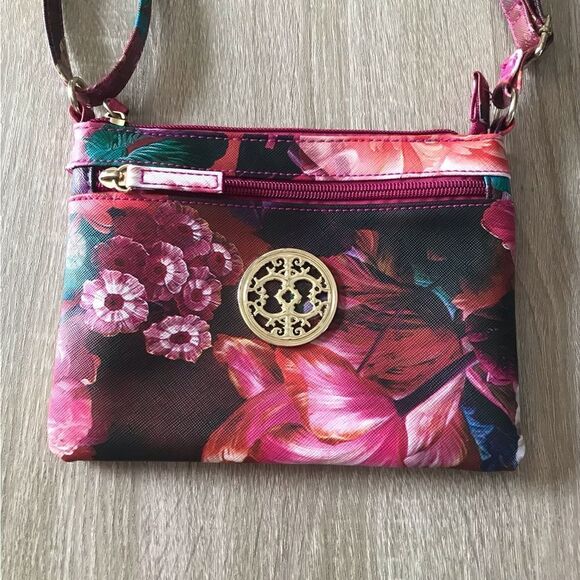 Cute & Colorful Floral Crossbody Purse - Picture 3 of 5